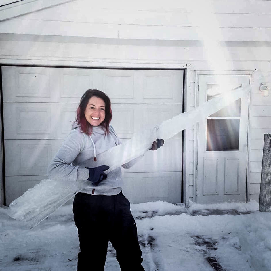 Interesting icicles